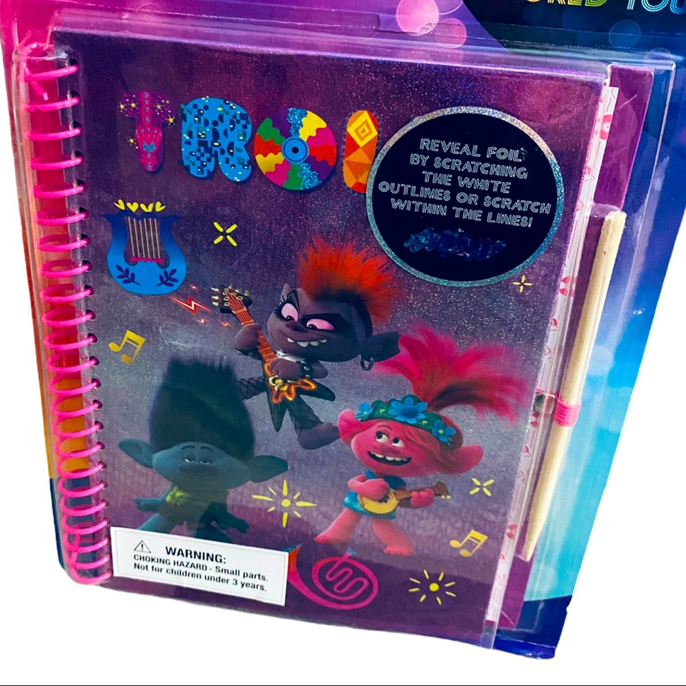 New Trolls Scratch & Sniff Sticker Journal - Picture 3 of 9